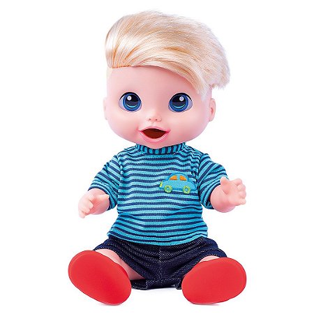 Boneco Menino Babys Collection Comidinha Super Toys