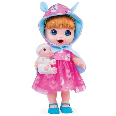 Boneca Babys Collection Conto de Fadas Ruiva Super Toys