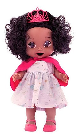 Boneca Babys Collection Contos de Fadas Negra Super Toys