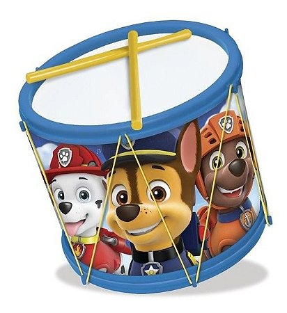 Brinquedo Infantil Instrumento Musical Bumbo Patrulha Canina