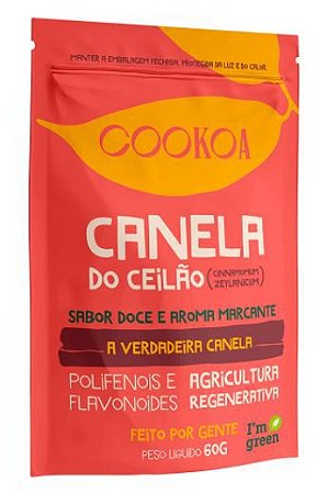 CANELA DO CEILÃO 60G - COOKOA