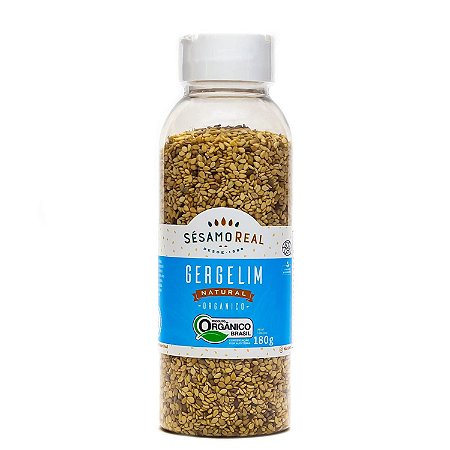 GERGELIM NATURAL ORGÂNICO 180G - SÉSAMO REAL