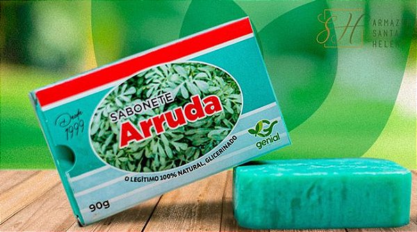 SABONETE NATURAL GLICERINADO DE ARRUDA 90G - GENIAL