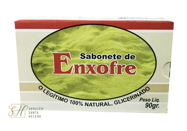 SABONETE NATURAL GLICERINADO DE ENXOFRE 90G - GENIAL