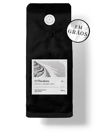 CAFÉ ESPECIAL PREMIADO "O FLAUTISTA" 250G - TORRADO EM GRÃOS