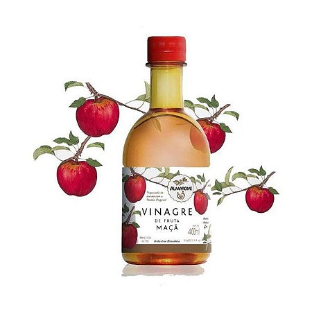 VINAGRE DE MAÇÃ 400ML - ALMAROMI