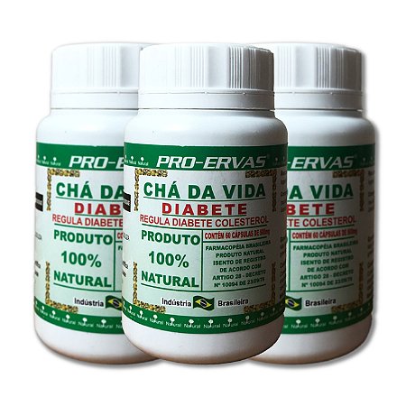 CHÁ DA VIDA 500MG 60 CÁPSULAS