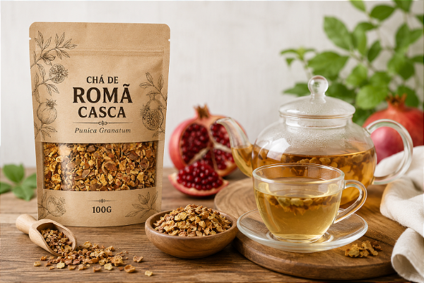 CHÁ DE CASCA DE ROMÃ (Punica Granatum)