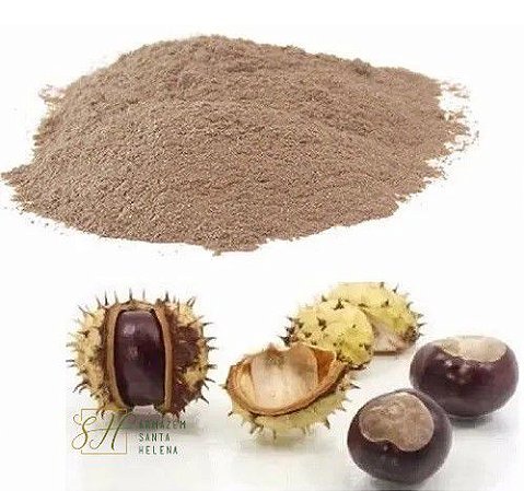 CASTANHA DA ÍNDIA EM PÓ (Aesculus Hippocastanum)