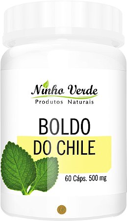 BOLDO DO CHILE 500MG 60 CÁPSULAS - NINHO VERDE