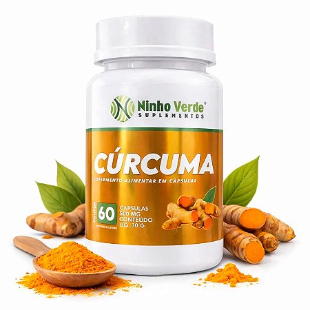 CÚRCUMA 500MG 120 CÁPSULAS - NINHO VERDE