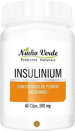 INSULINIUM 500MG 60 CÁPSULAS - NINHO VERDE