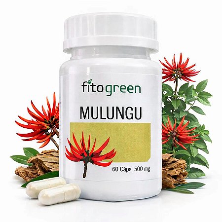 MULUNGU 500MG 60 CÁPSULAS - NINHO VERDE/FITOGREEN