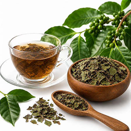 CHÁ DE CAFÉ EM FOLHAS (Coffea Arabica)
