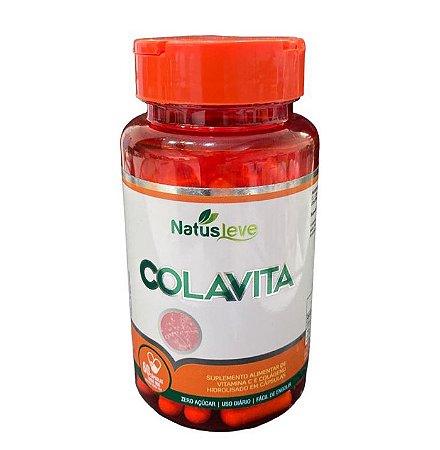 COLAVITA COLÁGENO HIDROLISADO + VIT C 500MG 60 CÁPSULAS - NATUS LEVE