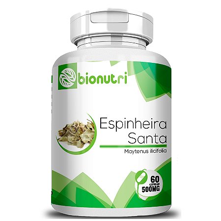 ESPINHEIRA SANTA 500MG 60 CÁPSULAS - BIONUTRI