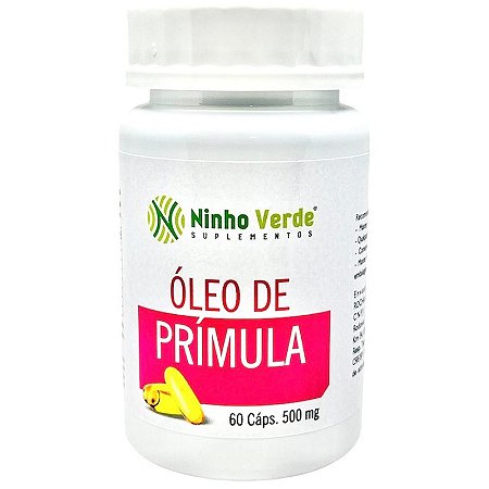 ÓLEO DE PRÍMULA 500MG 60 CÁPSULAS - NINHO VERDE