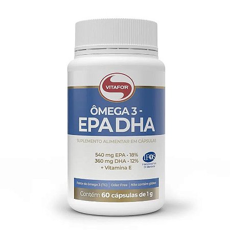 ÔMEGA 3 EPA DHA 1G 60 CÁPSULAS - VITAFOR