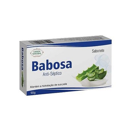 SABONETE NATURAL DE BABOSA 90G - LIANDA