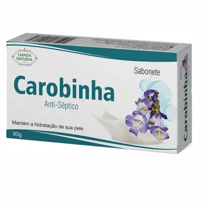 SABONETE NATURAL DE CAROBINHA 90G - LIANDA