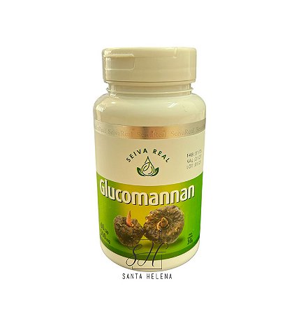 GLUCOMANNAN 500MG 60 CÁPS - SEIVA REAL