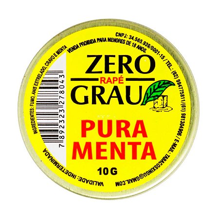 RAPÉ PURA MENTA 10G - XINGU
