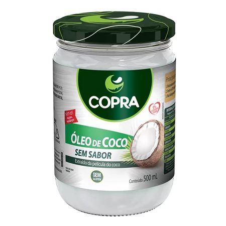 ÓLEO DE COCO SEM SABOR 500ML - COPRA