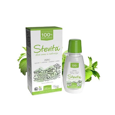 ADOÇANTE DIETÉTICO DE STEVIA 25ML - STEVITA