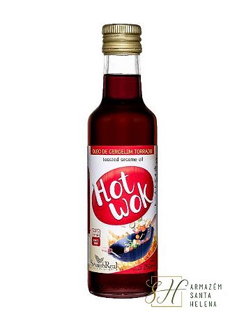 ÓLEO DE GERGELIM TORRADO HOT WOK 250ML - SÉSAMO REAL