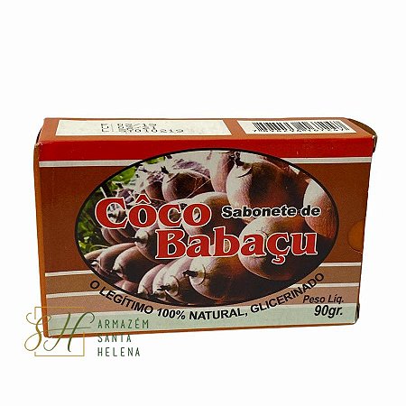 SABONETE NATURAL GLICERINADO DE COCO BABAÇU 90G - GENIAL