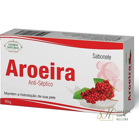 SABONETE NATURAL DE AROEIRA 90G - LIANDA NATURAL