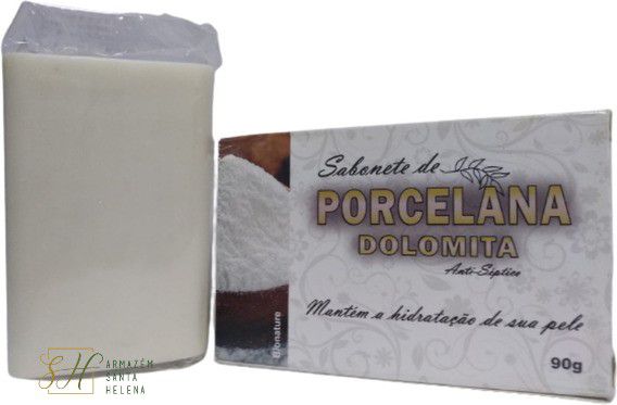 SABONETE NATURAL DE PORCELANA DOLOMITA 90G - BIONATURE