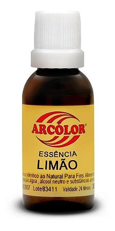 ESSÊNCIA DE LIMÃO 30ML - ARCOLOR