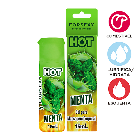 Gel Beijável para Sexo Oral Menta Hot