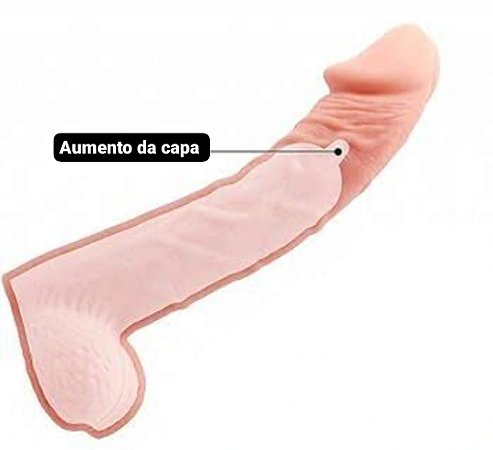Capa Peniana Extensora com Textura 18,6 X 4cm