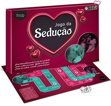 Jogo Sedução para Casal  Tabuleiro