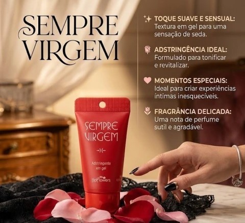 Vagina Apertadinha Gel Adstringente Sempre Virgem