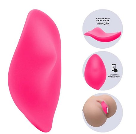Vibrador de Calcinha Recarregável 9 Modos de Vibração via Bluetooth