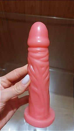 Prótese Pênis Realística Maciça 17 x 3,9cm