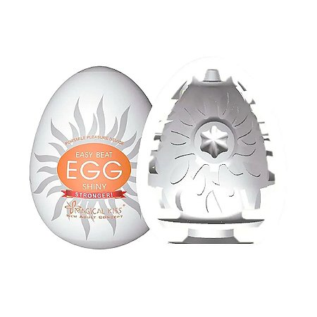 Egg Masturbador Masculino Texturizado Shiny