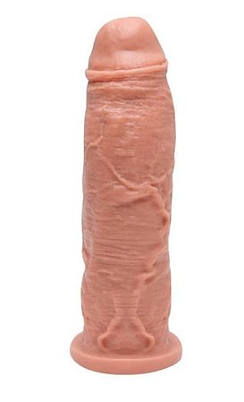 Prótese Pênis de Borracha Maciço Grosso 20,5 x 5cm
