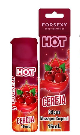 Gel Comestível para Sexo Oral Beijo Cereja Esquenta