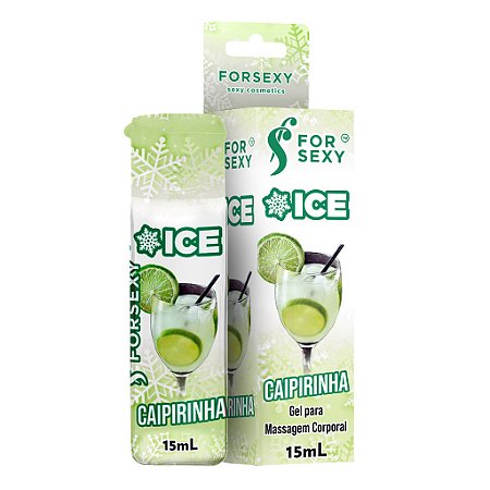 Gel Comestível para Sexo Oral Beijo Caipirinha Gela