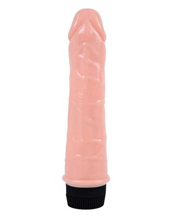 Pênis Prótese com Vibrador Realística 18,5 x 3,5cm