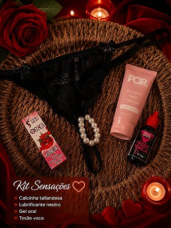kit Erótico Sensações Dia dos Namorados