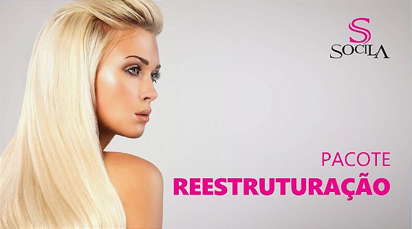 Pacote Reestruturação Capilar - Lote 100un