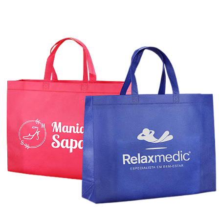 SACOLA DE TNT C/LATERAL – SOB MEDIDA