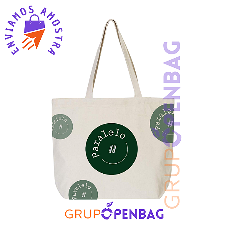 SACOLAS EM ALGODÃO CRU