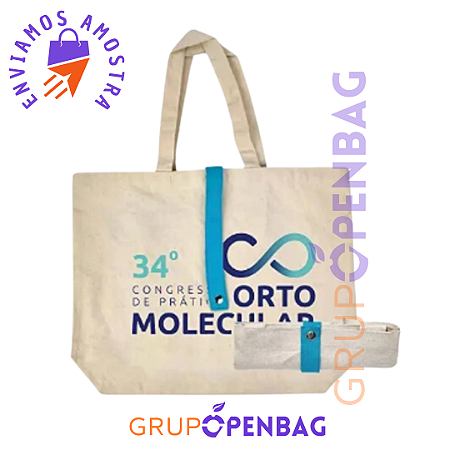 SACOLAS ALGODÃO DOBRÁVEL