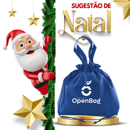 SACO TNT C/ ALÇAS SUGESTÃO DE NATAL